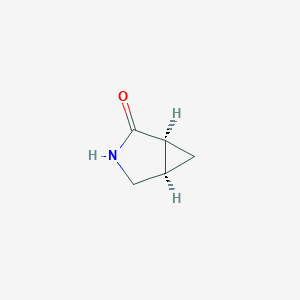 molecular formula C5H7NO B2533392 (1S,5R)-3-氮杂双环[3.1.0]己烷-2-酮 CAS No. 154001-70-4