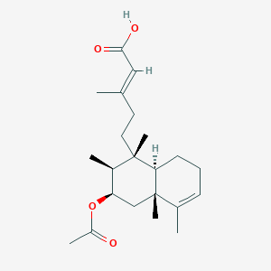molecular formula C22H34O4 B025334 Solidagonic acid CAS No. 19941-91-4