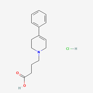 4-[4-phenyl-3,6-dihydro-1(2H)-pyridinyl]butanoic acid hydrochloride