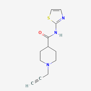 1-(prop-2-yn-1-yl)-N-(1,3-thiazol-2-yl)piperidine-4-carboxamide