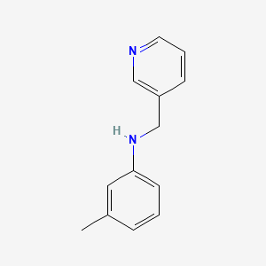 molecular formula C13H14N2 B2533473 3-methyl-N-(pyridin-3-ylmethyl)aniline CAS No. 1019512-90-3