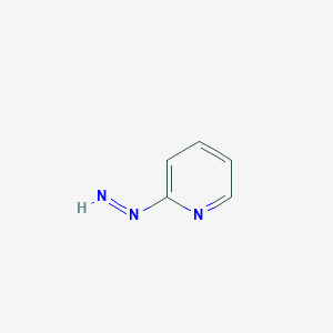 molecular formula C5H5N3 B025335 Pyridine, 2-diazenyl- CAS No. 104958-74-9