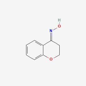 molecular formula C9H9NO2 B2533538 Chroman-4-one oxime CAS No. 24541-01-3; 535935-39-8