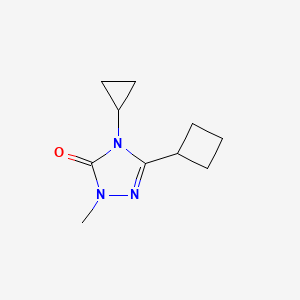 3-cyclobutyl-4-cyclopropyl-1-methyl-4,5-dihydro-1H-1,2,4-triazol-5-one