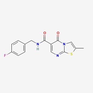 N-(4-fluorobenzyl)-2-methyl-5-oxo-5H-thiazolo[3,2-a]pyrimidine-6-carboxamide