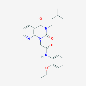 N-(2-ethoxyphenyl)-2-[3-(3-methylbutyl)-2,4-dioxo-3,4-dihydropyrido[2,3-d]pyrimidin-1(2H)-yl]acetamide