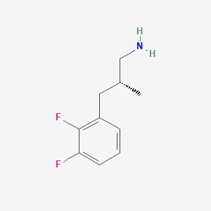 molecular formula C10H13F2N B2533670 (2R)-3-(2,3-Difluorophenyl)-2-methylpropan-1-amine CAS No. 2248186-23-2