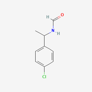 molecular formula C9H10ClNO B2533708 N-[1-(4-chloro-phenyl)-ethyl]-formamide CAS No. 188125-52-2