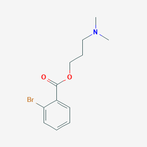 molecular formula C12H16BrNO2 B253378 3-(Dimethylamino)propyl 2-bromobenzoate 