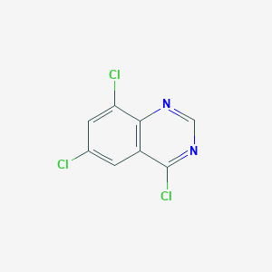 molecular formula C8H3Cl3N2 B025338 4,6,8-Trichloroquinazoline CAS No. 19815-21-5