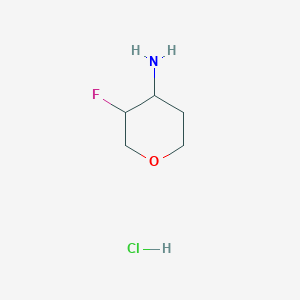 molecular formula C5H11ClFNO B2533812 cis-3-Fluorooxan-4-amine hydrochloride CAS No. 2048273-69-2