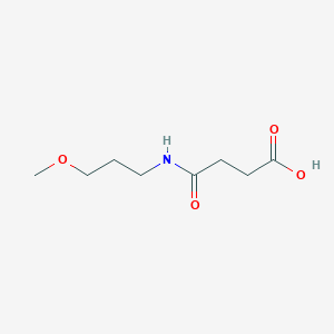 molecular formula C8H15NO4 B2533815 3-[(3-Methoxypropyl)carbamoyl]propanoic acid CAS No. 161785-91-7