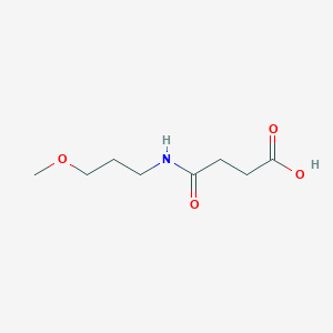 molecular formula C8H15NO4 B2533815 3-[(3-甲氧基丙基)氨基羰基]丙酸 CAS No. 161785-91-7