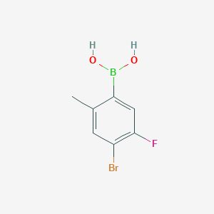 4-Bromo-5-fluoro-2-methylphenylboronic acid