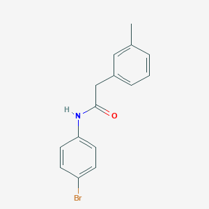 molecular formula C15H14BrNO B253386 N-(4-bromophenyl)-2-(3-methylphenyl)acetamide 