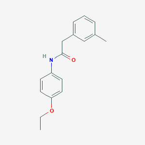 molecular formula C17H19NO2 B253387 N-(4-ethoxyphenyl)-2-(3-methylphenyl)acetamide 