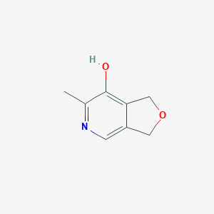 molecular formula C8H9NO2 B025339 6-Methyl-1,3-dihydrofuro[3,4-c]pyridin-7-ol CAS No. 5196-20-3