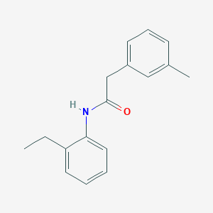molecular formula C17H19NO B253391 N-(2-ethylphenyl)-2-(3-methylphenyl)acetamide 