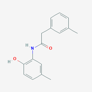 molecular formula C16H17NO2 B253393 N-(2-hydroxy-5-methylphenyl)-2-(3-methylphenyl)acetamide 