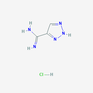 1H-1,2,3-triazole-4-carboximidamide hydrochloride