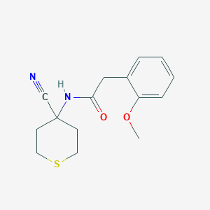 N-(4-cyanothian-4-yl)-2-(2-methoxyphenyl)acetamide