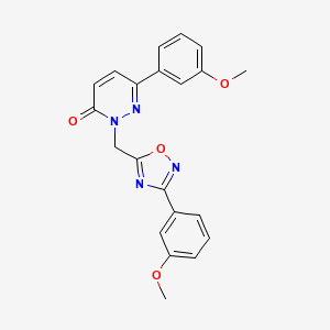 6-(3-methoxyphenyl)-2-((3-(3-methoxyphenyl)-1,2,4-oxadiazol-5-yl)methyl)pyridazin-3(2H)-one