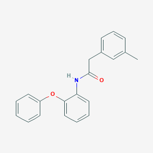 molecular formula C21H19NO2 B253395 2-(3-methylphenyl)-N-(2-phenoxyphenyl)acetamide 