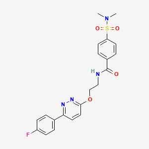 4-(N,N-dimethylsulfamoyl)-N-(2-((6-(4-fluorophenyl)pyridazin-3-yl)oxy)ethyl)benzamide
