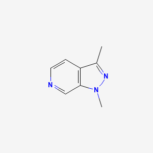 molecular formula C8H9N3 B2534009 1,3-diméthyl-1H-pyrazolo[3,4-c]pyridine CAS No. 1706459-20-2