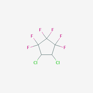 molecular formula C5H2Cl2F6 B2534014 1H,2H-1,2-Dichloroperfluorocyclopentane CAS No. 1256353-27-1