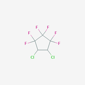 molecular formula C5H2Cl2F6 B2534014 1H,2H-1,2-Dichloropentafluorocyclopentane CAS No. 1256353-27-1