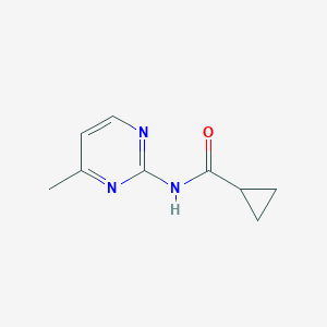 molecular formula C9H11N3O B253403 N-(4-methyl-2-pyrimidinyl)cyclopropanecarboxamide 