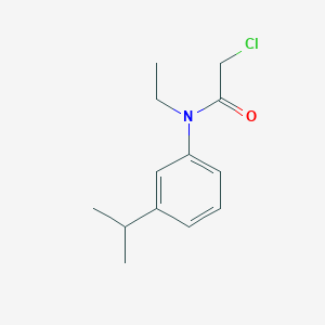 molecular formula C13H18ClNO B2534031 2-Chloro-N-ethyl-N-(3-propan-2-ylphenyl)acetamide CAS No. 1397189-50-2
