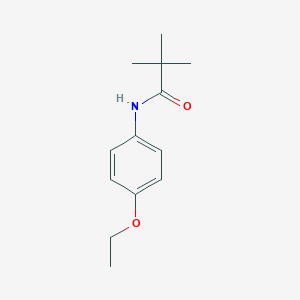 molecular formula C13H19NO2 B253404 N-(4-ethoxyphenyl)-2,2-dimethylpropanamide 