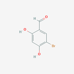 molecular formula C7H5BrO3 B2534097 5-Bromo-2,4-dihydroxybenzaldehyde CAS No. 116096-90-3