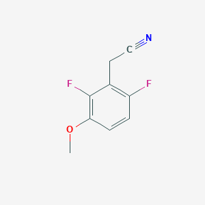 molecular formula C9H7F2NO B2534100 2,6-Difluoro-3-methoxyphenylacetonitrile CAS No. 886498-69-7