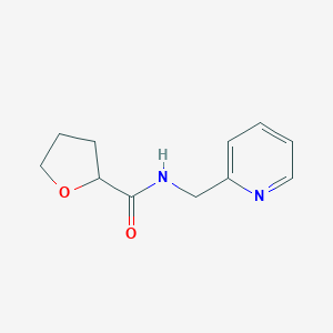 molecular formula C11H14N2O2 B253412 N-(2-pyridinylmethyl)tetrahydro-2-furancarboxamide 