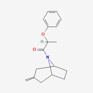 1-((1R,5S)-3-methylene-8-azabicyclo[3.2.1]octan-8-yl)-2-phenoxypropan-1-one