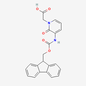 B2534131 2-(3-((((9H-Fluoren-9-yl)methoxy)carbonyl)amino)-2-oxopyridin-1(2H)-yl)acetic acid CAS No. 204322-11-2