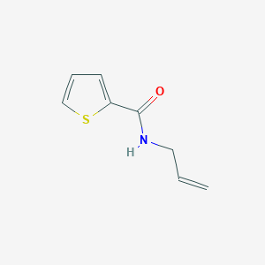 molecular formula C8H9NOS B2534171 N-丙-2-烯基噻吩-2-甲酰胺 CAS No. 63122-37-2
