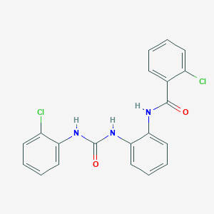 2-chloro-N-(2-(3-(2-chlorophenyl)ureido)phenyl)benzamide