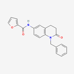 N-(1-benzyl-2-oxo-1,2,3,4-tetrahydroquinolin-6-yl)furan-2-carboxamide