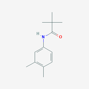 molecular formula C13H19NO B253419 N-(3,4-dimethylphenyl)-2,2-dimethylpropanamide 