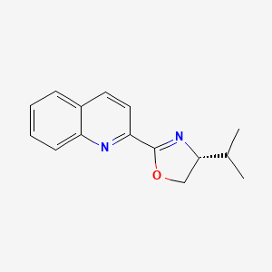 (R)-4-Isopropyl-2-(quinolin-2-yl)-4,5-dihydrooxazole