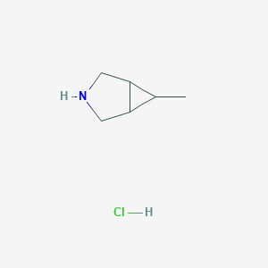 molecular formula C6H12ClN B2534196 6-Methyl-3-azabicyclo[3.1.0]hexane hydrochloride CAS No. 1706431-47-1
