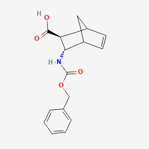 Rac-(2r,3r)-3-{[(benzyloxy)carbonyl]amino}bicyclo[2.2.1]hept-5-ene-2-carboxylic acid