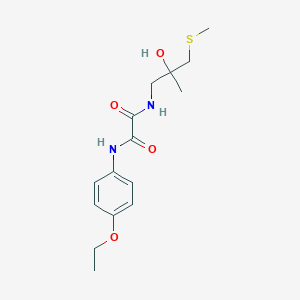 molecular formula C15H22N2O4S B2534264 N1-(4-乙氧苯基)-N2-(2-羟基-2-甲基-3-(甲硫基)丙基)草酰胺 CAS No. 1396675-26-5