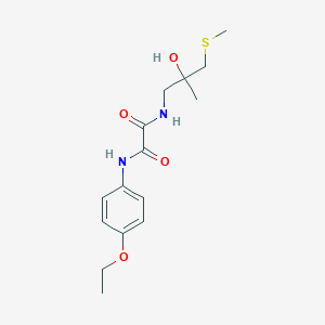 molecular formula C15H22N2O4S B2534264 N1-(4-エトキシフェニル)-N2-(2-ヒドロキシ-2-メチル-3-(メチルチオ)プロピル)オキサラミド CAS No. 1396675-26-5