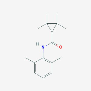 molecular formula C16H23NO B253430 N-(2,6-dimethylphenyl)-2,2,3,3-tetramethylcyclopropanecarboxamide 