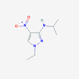 1-Ethyl-4-nitro-N-propan-2-ylpyrazol-3-amine